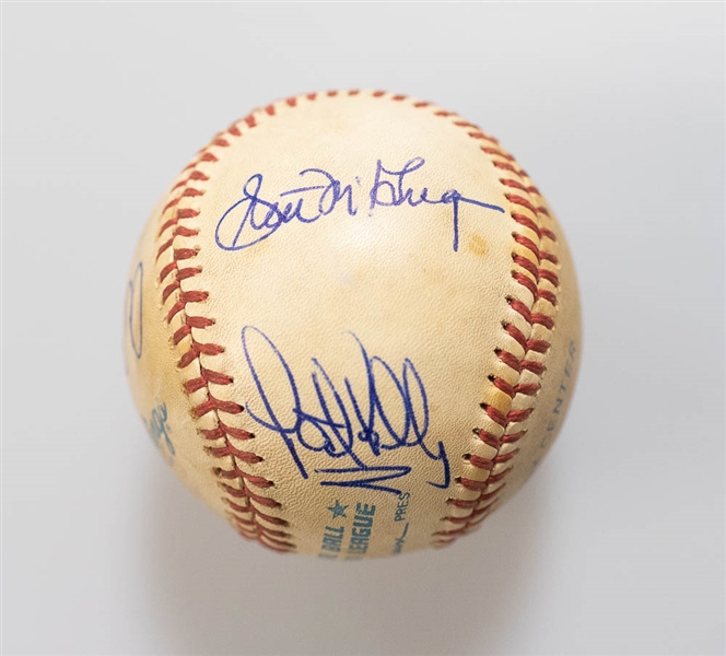 Lot of 2 Orioles Partial Team Signed Baseballs 1980-1982 - JSA Auction Letter