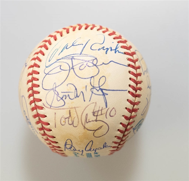 Baltimore Orioles 1984-1985 Team Signed Baseballs - JSA Auction Letter