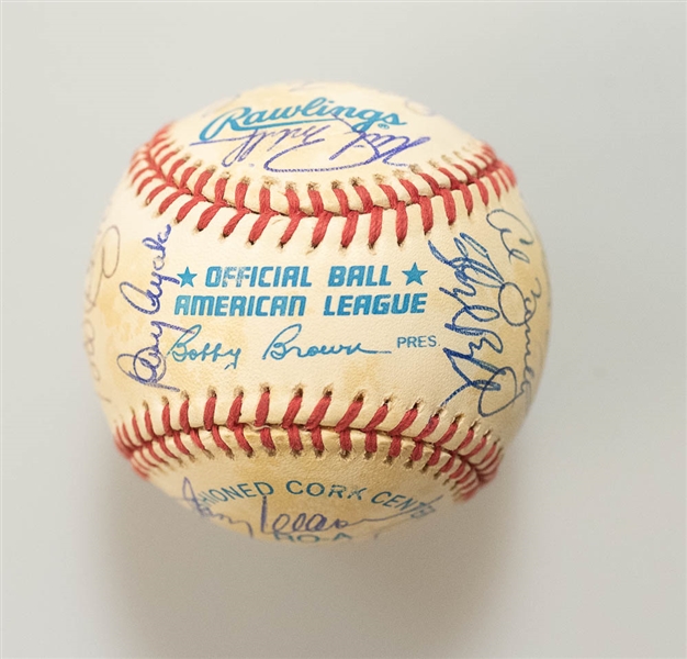Baltimore Orioles 1984-1985 Team Signed Baseballs - JSA Auction Letter