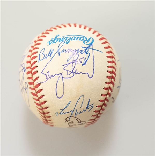 Baltimore Orioles 1984-1985 Team Signed Baseballs - JSA Auction Letter