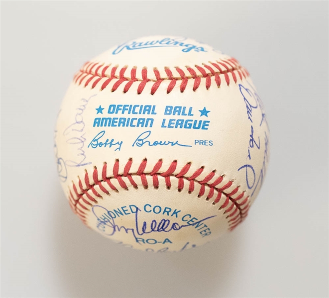 Baltimore Orioles 1984-1985 Team Signed Baseballs - JSA Auction Letter