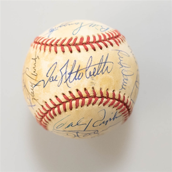 Baltimore Orioles 1984-1985 Team Signed Baseballs - JSA Auction Letter