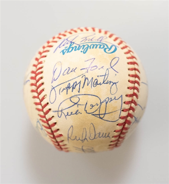 Baltimore Orioles 1984-1985 Team Signed Baseballs - JSA Auction Letter