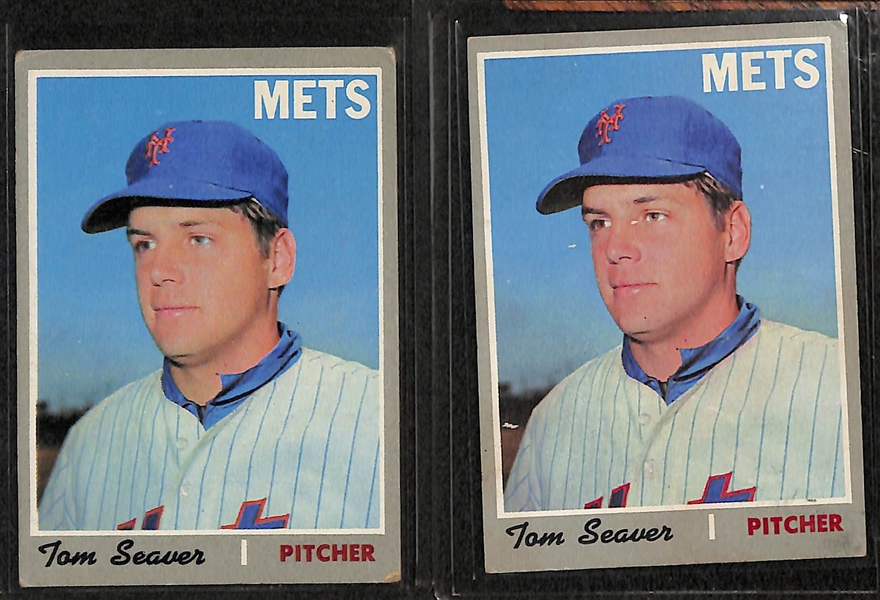 Lot of 350+ 1970 Topps Baseball Cards w. 2x Tom Seavers