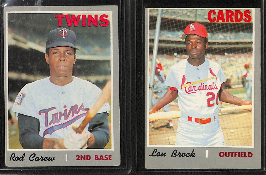 Lot of 350+ 1970 Topps Baseball Cards w. 2x Tom Seavers