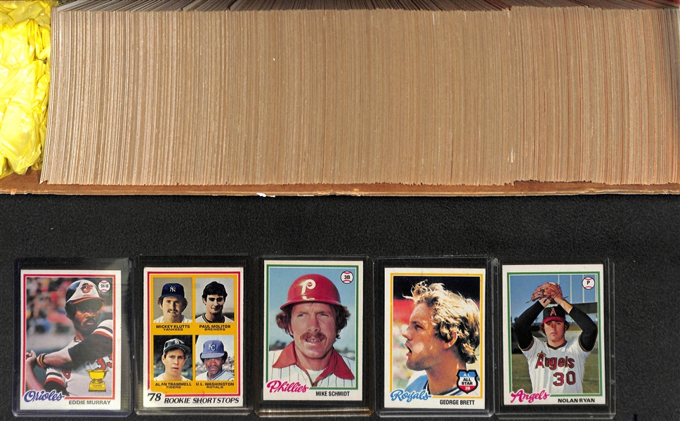 1978 Topps Baseball Complete Card Set w. Eddie Murray Rookie