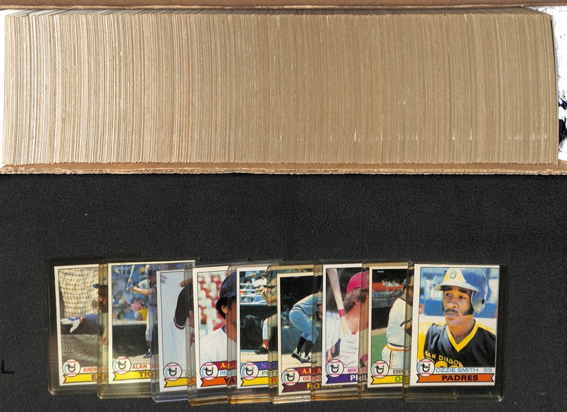 1979 Topps Baseball Complete Card Set w. Ozzie Smith Rookie