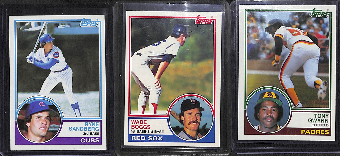 1983 Topps & 1985 Topps Complete Baseball Card Sets