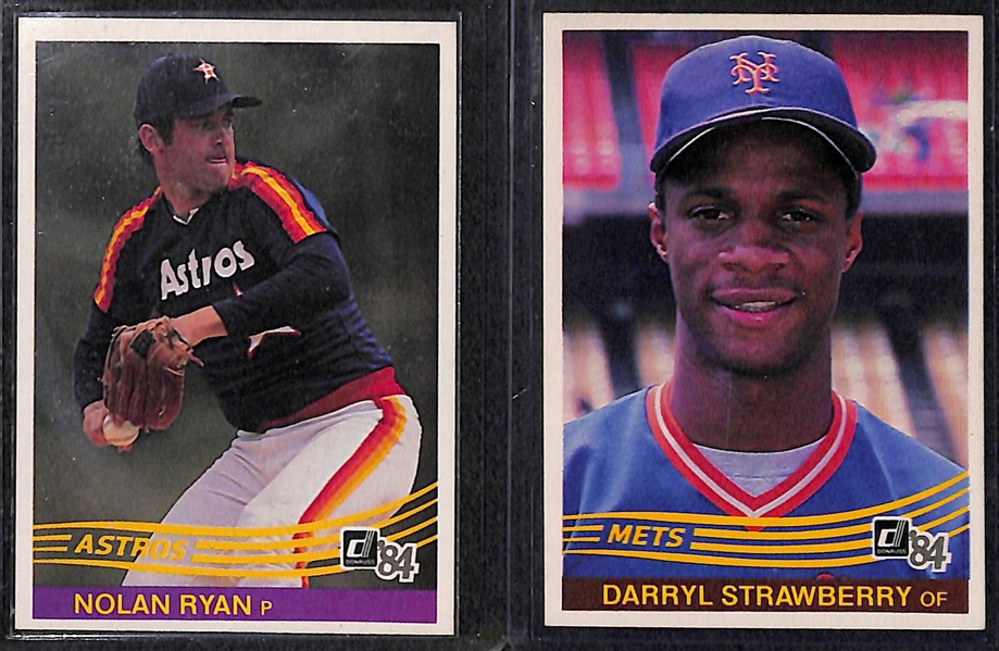 1984 Donruss Baseball Complete Card Set w. Don Mattingly Rookie Card