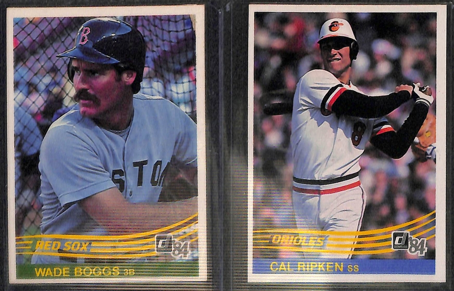 1984 Donruss Baseball Complete Card Set w. Don Mattingly Rookie Card
