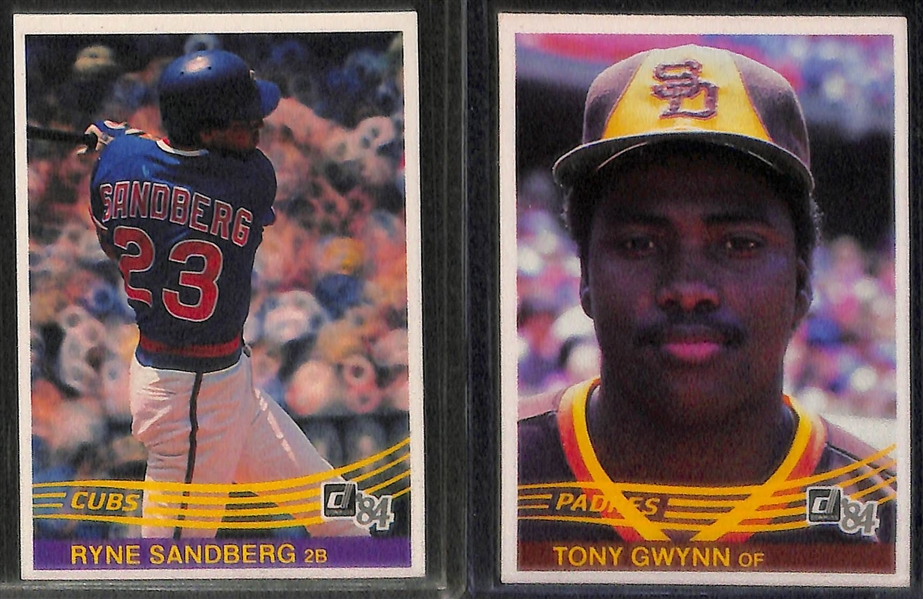 1984 Donruss Baseball Complete Card Set w. Don Mattingly Rookie Card