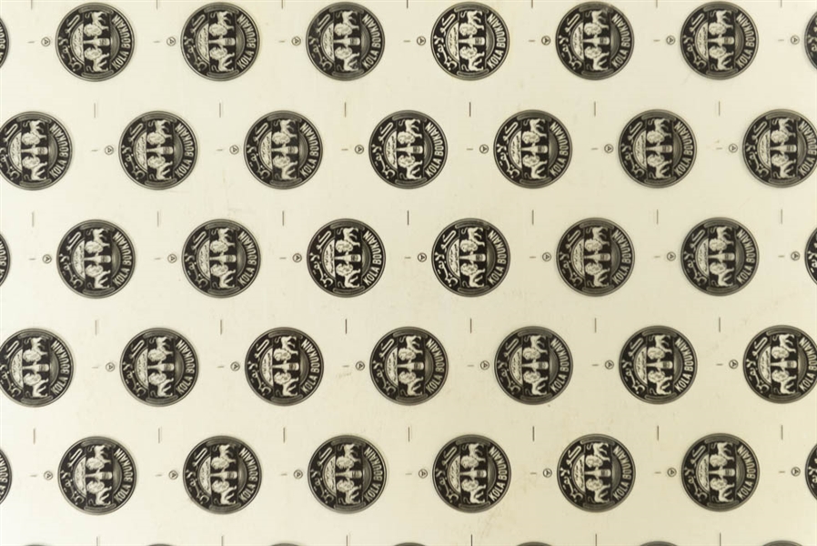 Lot of 3x 1950's Bottle Cap Printing Proof Glass Plates w. Mr Boston Fine Liquors