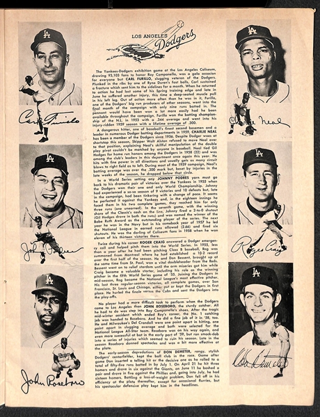 1959 World Series Program - Dodgers VS White Sox (Creased)