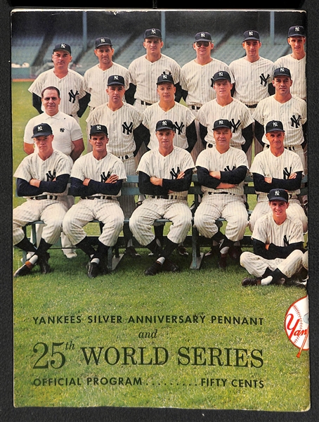1960 World Series Program - Yankees VS Pirates (Marked In Pen On Scorecard)