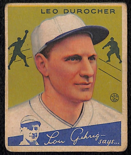 1933 Goudey Leo Durocher (GD) #7