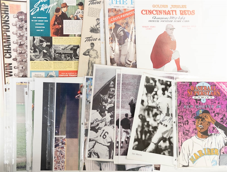 Lot of Baseball & Football Vintage Memorabilia Lot w. 1936 R311 Jimmy Dykes