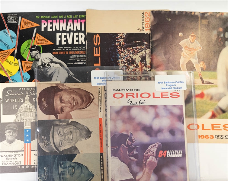 Bulk Baltimore Orioles & Colts Memorabilia Lot 