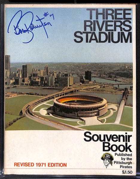 Lot of 3 Signed Vintage Yearbooks w 1970 Dodgers