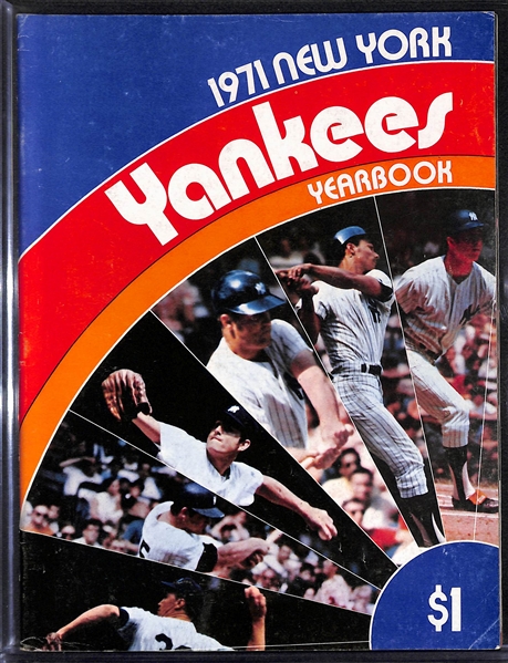 Lot of Yankees Yearbooks & Sports Illustrated Magazines - 1950s-1974