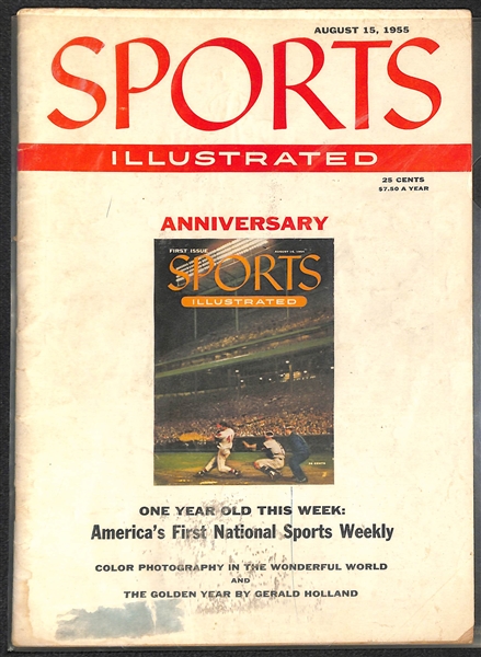 Lot of Yankees Yearbooks & Sports Illustrated Magazines - 1950s-1974