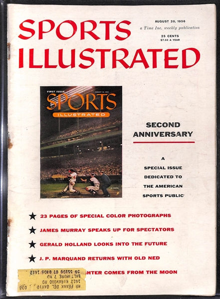 Lot of Yankees Yearbooks & Sports Illustrated Magazines - 1950s-1974