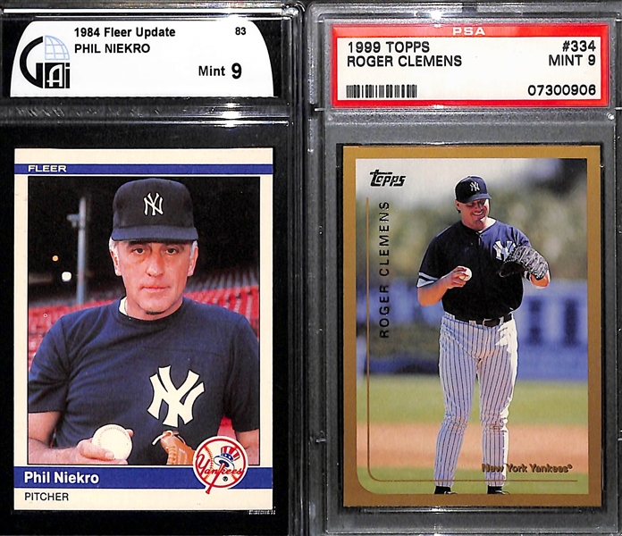 Lot of 31 Graded Baseball Cards w. Cal Ripken Jr