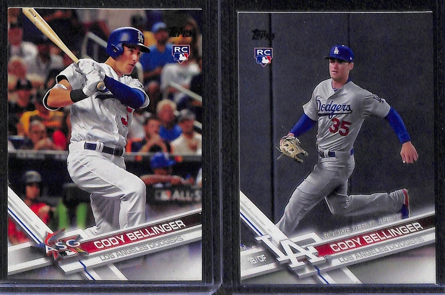 Bulk Lot of Baseball Inserts/Rookies/Refractors w. Mike Trout & Cody Bellinger