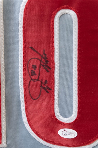 Darren Daulton Signed Philadelphia Phillies Style Jersey - JSA
