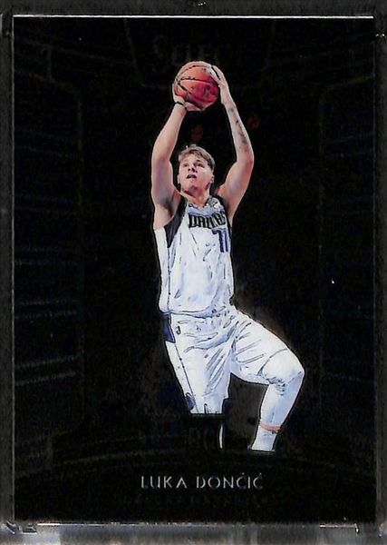 Lot of (3) Luka Doncic Rookie Cards (Optic, Select, and Donruss)