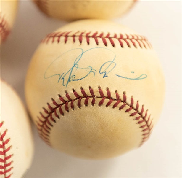 Lot of 4 Signed Baseballs w. Pete Rose & Rafael Palmeiro - JSA Auction Letter