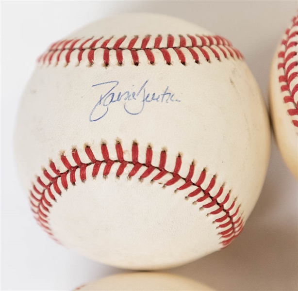 Lot of 5 Braves Signed Baseballs & Partial Team Signed w. John Smoltz - JSA Auction Letter