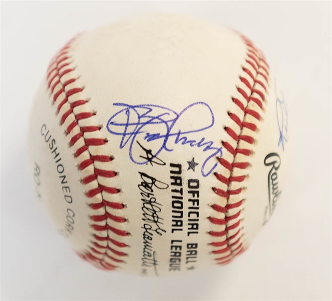 Lot of 5 Orioles Signed Baseballs w. Team Signed Including Cal Ripken Jr - JSA Auction Letter