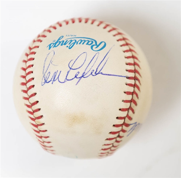 Lot of 5 Orioles Signed Baseballs w. Team Signed Including Cal Ripken Jr - JSA Auction Letter