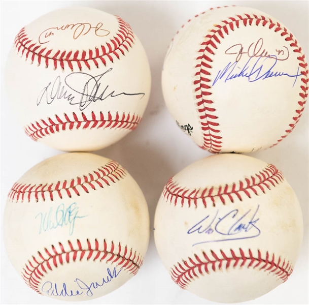 Lot of 5 Orioles Signed Baseballs w. Team Signed Including Cal Ripken Jr - JSA Auction Letter