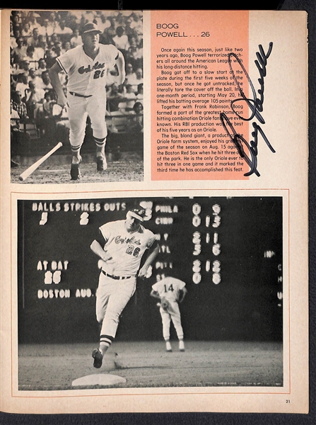 1966 Orioles VS Dodgers Signed World Series Program w. Robinson & Aparicio - JSA Auction Letter