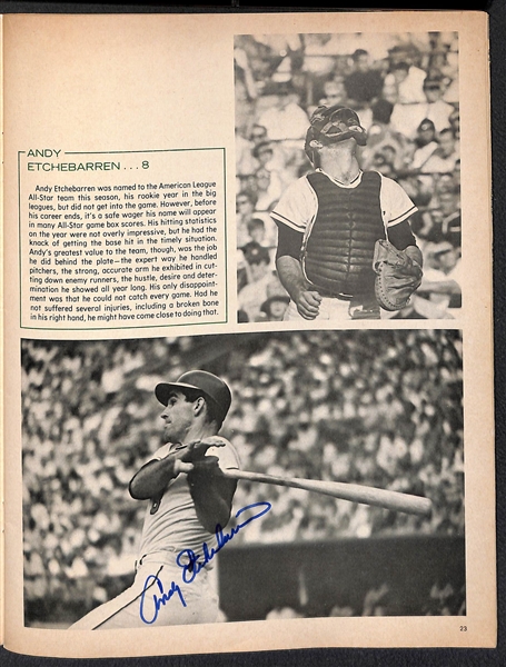 1966 Orioles VS Dodgers Signed World Series Program w. Robinson & Aparicio - JSA Auction Letter