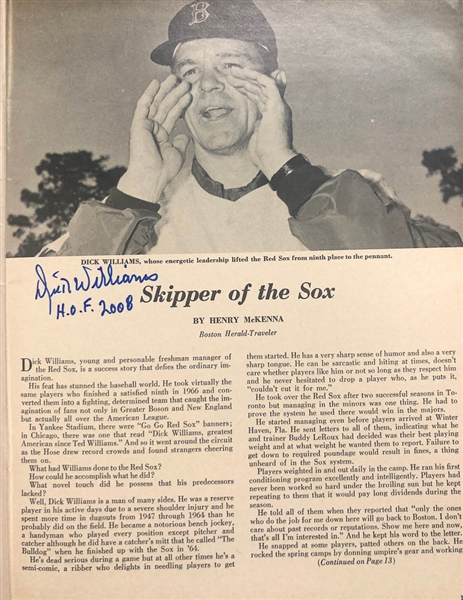 Lot of 2 1967 Cardinals VS Red Sox Signed World Series Programs w. Gibson/Carlton/Brock - JSA Auction Letter