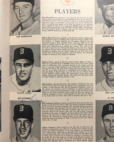 Lot of 2 1967 Cardinals VS Red Sox Signed World Series Programs w. Gibson/Carlton/Brock - JSA Auction Letter