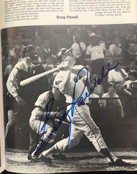 Lot of 2 1969 Mets VS Orioles Signed World Series Programs w. Brooks Robinson - JSA Auction Letter