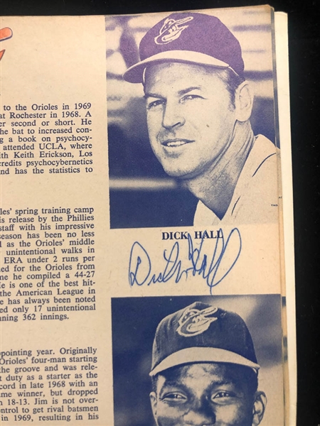 Lot of 2 1969 Mets VS Orioles Signed World Series Programs w. Brooks Robinson - JSA Auction Letter