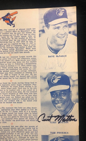 Lot of 2 1969 Mets VS Orioles Signed World Series Programs w. Brooks Robinson - JSA Auction Letter
