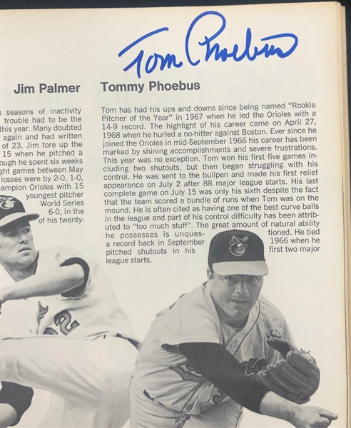 Lot of 2 1969 Mets VS Orioles Signed World Series Programs w. Brooks Robinson - JSA Auction Letter