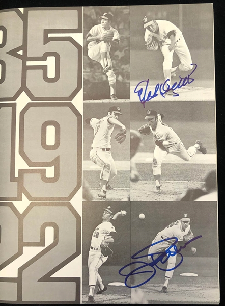 Lot of 3 1970 World Series & Championship Series Signed Programs w. F.Robinson & Pete Rose - JSA Auction Letter