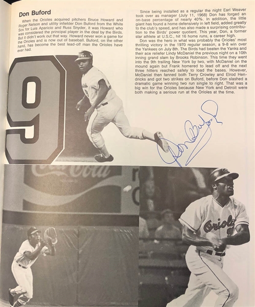 Lot of 3 1970 World Series & Championship Series Signed Programs w. F.Robinson & Pete Rose - JSA Auction Letter