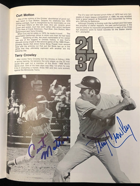 Lot of 3 1970 World Series & Championship Series Signed Programs w. F.Robinson & Pete Rose - JSA Auction Letter