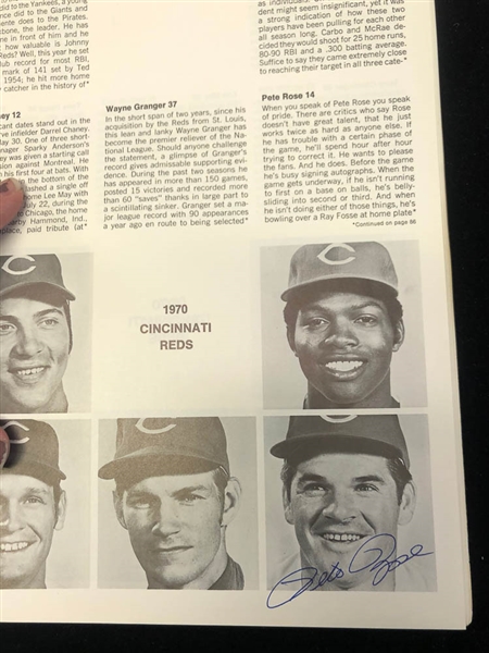 Lot of 3 1970 World Series & Championship Series Signed Programs w. F.Robinson & Pete Rose - JSA Auction Letter
