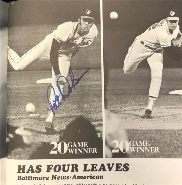 Lot of 5 Signed 1971 World Series and A.L & N.L Championship Programs w. Boog Powell, Paul Blair, more  - JSA Auction Letter
