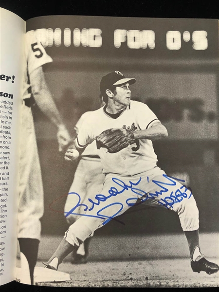 Lot of 5 Signed 1971 World Series and A.L & N.L Championship Programs w. Boog Powell, Paul Blair, more  - JSA Auction Letter