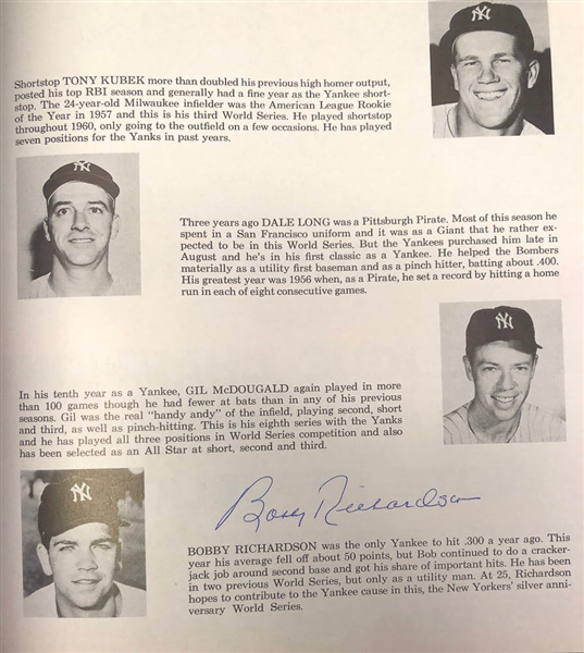 Lot of 4 Signed World Series Programs & Sports Illustrated w. Whitey Ford - JSA Auction Letter