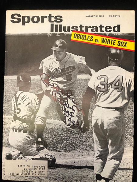 Lot of 4 Signed World Series Programs & Sports Illustrated w. Whitey Ford - JSA Auction Letter